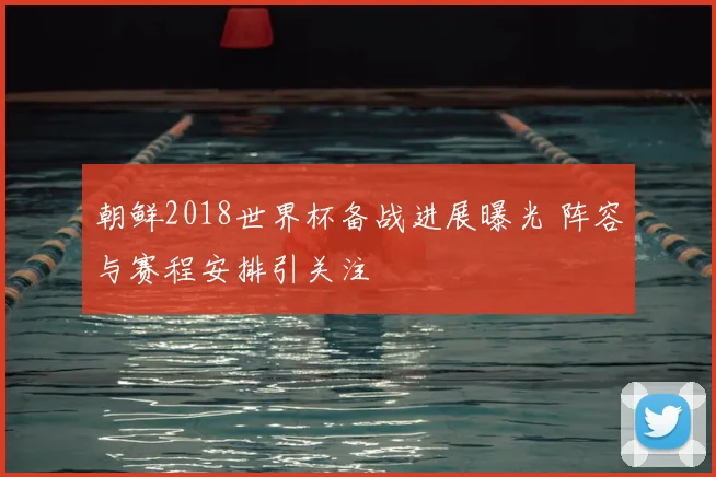 朝鲜2018世界杯备战进展曝光 阵容与赛程安排引关注