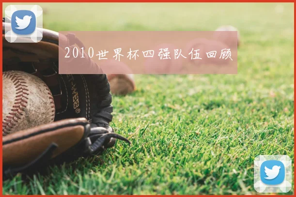 2010世界杯四强队伍回顾